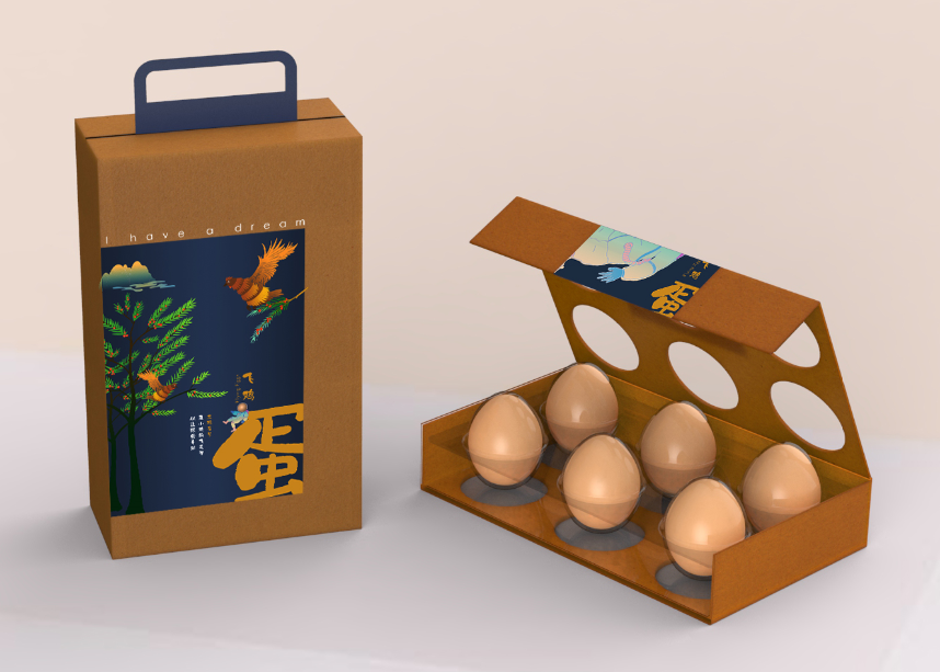 雞蛋禮盒包裝設計