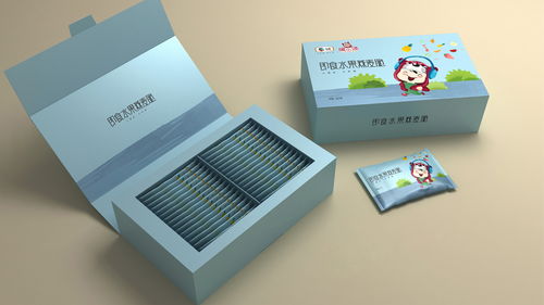 盒畔即食水果燕麥脆包裝設計 藝術與功能的完美融合